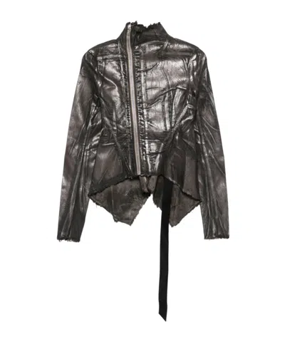 RICK OWENS DRKSHDW ASYMMETRICAL ZIP-FRONT JACKET