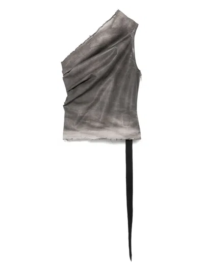 Rick Owens Drkshdw Athena Top In 灰色