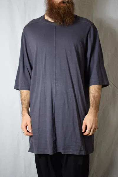 Pre-owned Rick Owens Drkshdw Aw17 Plum Jumbo Top - Du17f2274-bg In Purple