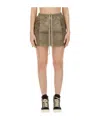 Rick Owens Drkshdw Mini Lido Skirt In Brown