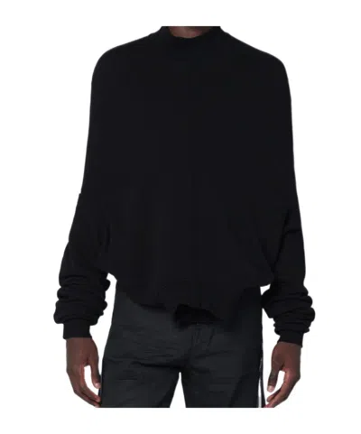 Rick Owens Drkshdw Backless Sweatshirt In Black