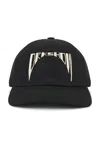 Rick Owens Drkshdw Embroidered-logo Cap In Black & Pearl