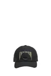 Rick Owens Drkshdw Baseball Cap In Black/pearl