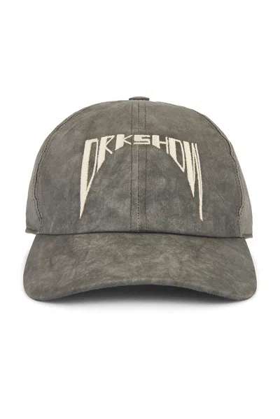 Rick Owens Drkshdw Baseball Cap In Dark Dust & Pearl