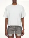 Rick Owens Drkshdw Basic Ss T-shirt In White