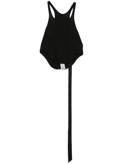 Rick Owens Drkshdw Basic Tank Cropped In Black