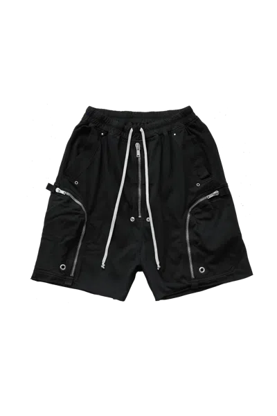 RICK OWENS DRKSHDW RICK OWENS DRKSHDW BAUHAUS BELA SHORTS BLACK