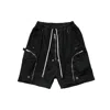 Rick Owens Drkshdw Bauhaus Shorts In Tencel Ripstop In Black