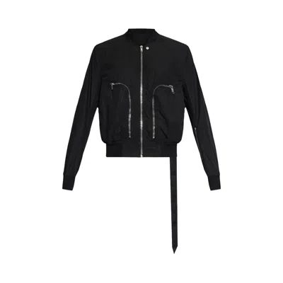 Pre-owned Rick Owens Drkshdw Bauhaus Flight Bomber 'black' | Men's Size L