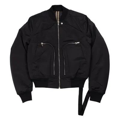 Rick Owens Drkshdw Bauhaus Flight Bomber In Black In Nero