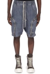 Rick Owens Bauhaus Style Casual Shorts In Gray