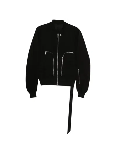 Rick Owens Drkshdw Bauhaus Zip Jacket In Black