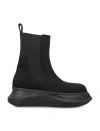 Rick Owens Drkshdw Beatle Abstract Chelsea Boots In Black