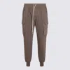 Rick Owens Drkshdw Mastodon Cut Cargo Track Pants In Brown