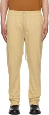 Rick Owens Drkshdw Beige Hollywood Berlin Drawstring Sweatpants In 81 Parchment
