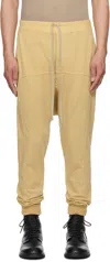 Rick Owens Drkshdw Beige Hollywood Drawstring Sweatpants In 81 Parchment