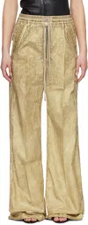 Rick Owens Drkshdw Beige Hollywood Geth Belas Lounge Pants In 81 Parchment