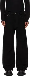 Rick Owens Drkshdw Belt Loop Jeans In Black