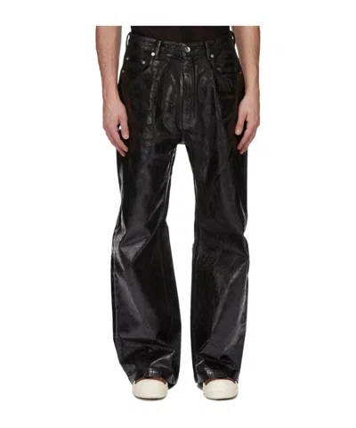 Rick Owens Drkshdw Black Porterville Geth Jeans In 09 Black