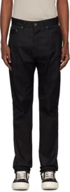 Rick Owens Drkshdw Belt-loop Jeans In Black