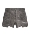 Rick Owens Drkshdw Belt-loop Shorts In Black