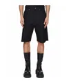 Rick Owens Drkshdw Black Hollywood Geth Cutoffs Denim Shorts In Black