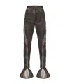 Rick Owens Drkshdw Belt Loop Track Pants In Black