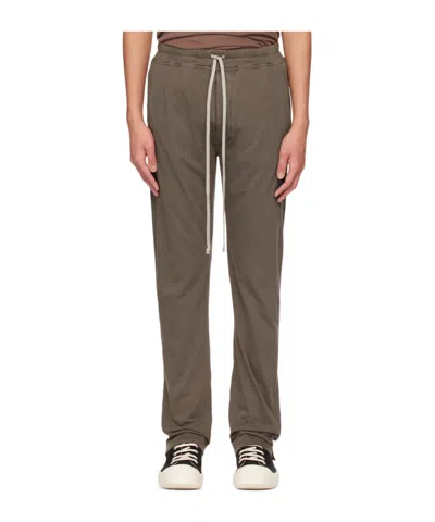 Rick Owens Drkshdw Berlin Drawstring Casual Pants In Brown
