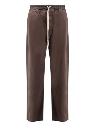 RICK OWENS DRKSHDW BERLIN DRAWSTRING-FASTENING TRACK PANTS