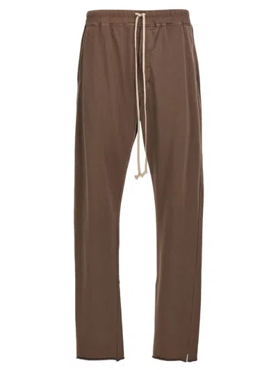 Rick Owens Drkshdw 'berlin Drawstring' Joggers In Brown