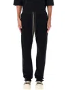 Rick Owens Drkshdw Drawstring Elastic Waist Casual Pants In Black