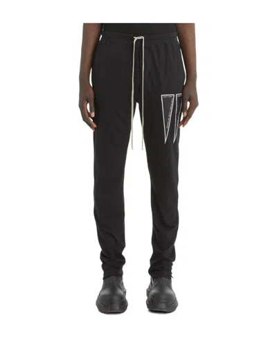 Rick Owens Drkshdw Berlin Drawstring Track Pants In Black