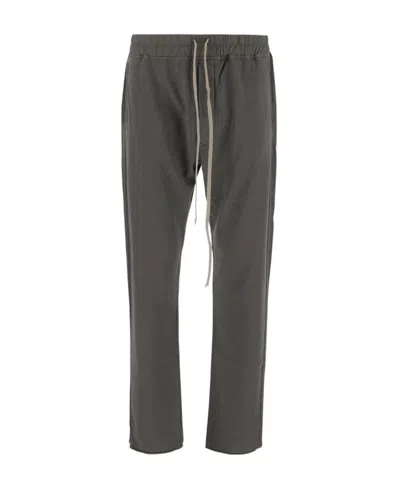 Rick Owens Drkshdw Berlin Organic Cotton Trousers In Black