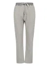 Rick Owens Drkshdw Tailored Trousers Featuring Functional Pockets In Gray