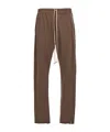 Rick Owens Drkshdw Berlin Drawstring Cotton Pants In Brown