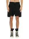 Rick Owens Drkshdw Bermuda Cargo In Black