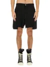 Rick Owens Drkshdw Bermuda Cargo In Black