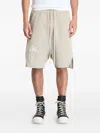 Rick Owens Drkshdw Beveled Pods Bermuda Shorts In Neutral