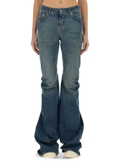 Rick Owens Drkshdw Drkshdw By Rick Owens "bias Bootcut" Denim Pants
