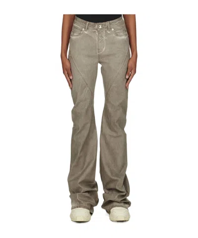 Rick Owens Drkshdw Bias Jeans In Gray