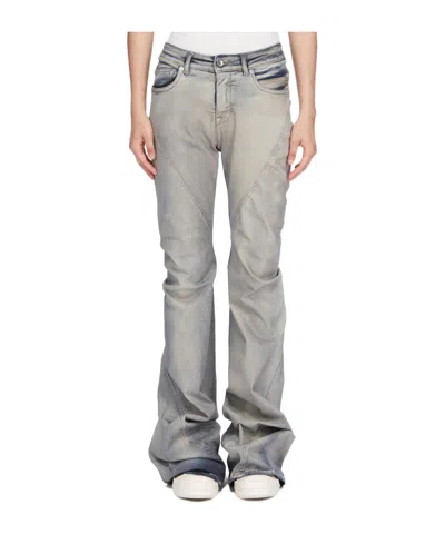 Rick Owens Drkshdw Bias Bootcut In Blue