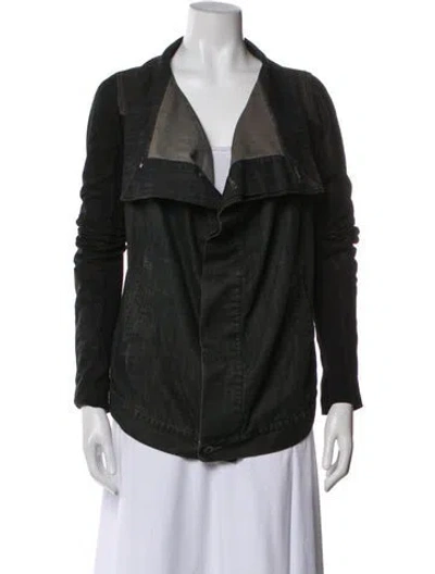 Pre-owned Rick Owens Drkshdw Biker Jacket In Black