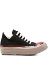 Rick Owens Drkshdw Rubber-toe Canvas Sneakers In Black