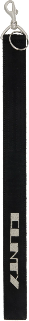 Rick Owens Drkshdw Black Concordians Cotton Keychain In Black