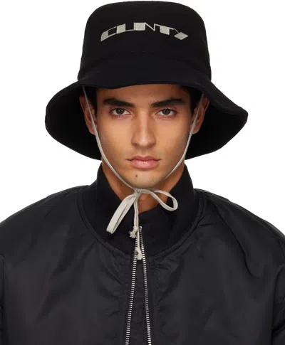 Rick Owens Drkshdw Black Concordians Gilligan Hat
