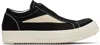 Rick Owens Drkshdw Black Concordians Laceless Vintage Sneaks Sneakers In Multi