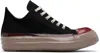 Rick Owens Drkshdw Black Concordians Low Sneakers In Black