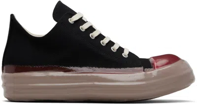 Rick Owens Drkshdw Black Concordians Low Sneakers