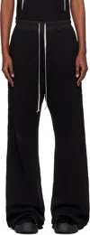 Rick Owens Drkshdw Black Concordians Pusher Sweatpants In Black