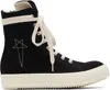 Rick Owens Drkshdw Black Concordians Vegan Sneaks Sneakers In Black